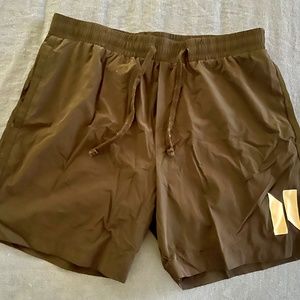 James Perse Mens Yosemite Athletic Lined Shorts, Size 2